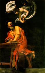Caravaggio: Szent Máté és az angyal